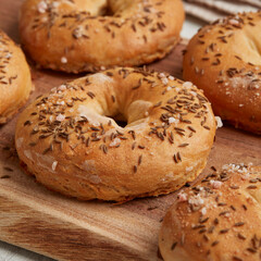 Salted bagel