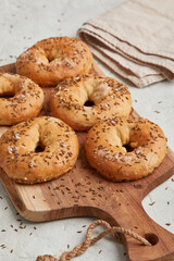 Salted bagel