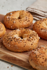 Salted bagel