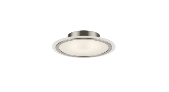 Modern ceiling light fixture isolated on transparent background for interior design
