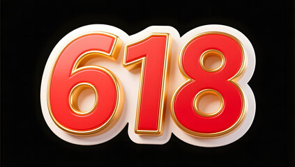 3d rendering digital font big sale event countdown concept element