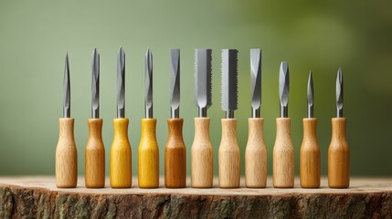 Wood Carving Tools Set - Chisels, Woodworking, Hobby Craft