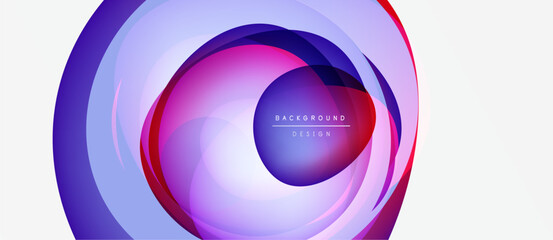 Abstract circular design. Vibrant colors blend, creating dynamic visual effect. Text reads background design within central shape.