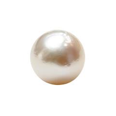 Obraz premium Single Luminous White Pearl on Black Background graphic design