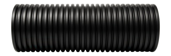 Corrugated pipes installed under driveways to prevent surface water damage.