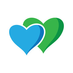 logo design for love and affection between people