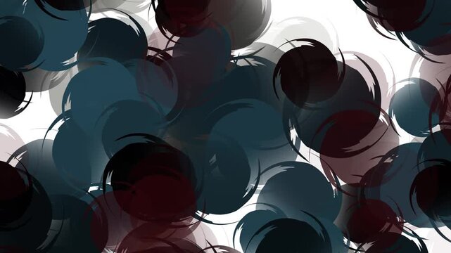 abstract background featuring a pattern of overlapping circular shapes with a brushstroke or feathered texture