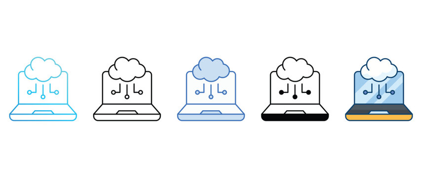 FTP icon set multiple style collection