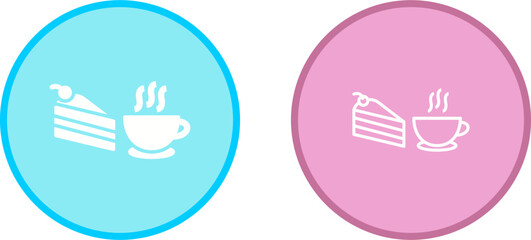 Coffee Served Vector Icon