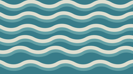 Abstract wavy lines pattern in shades of blue and white creating a calming and rhythmic visual effect