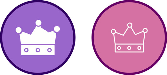 King Crown Vector Icon