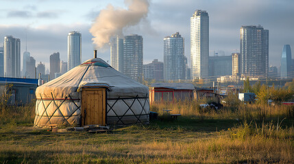 power plant at night
