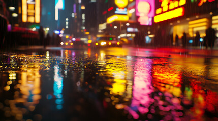 night view of the city