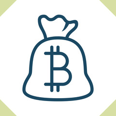 Currency - Bitcoin Icon