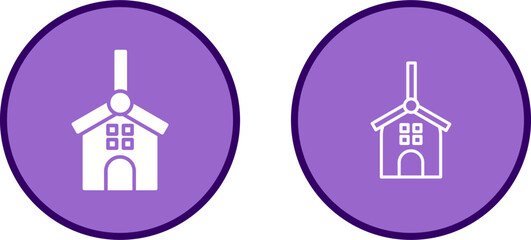 Windmills Vector Icon