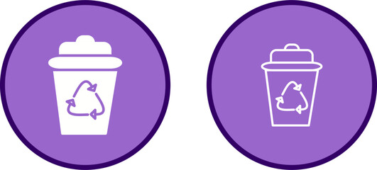 Recycle Bin Vector Icon