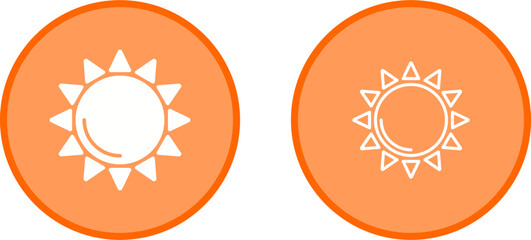 Sun Vector Icon