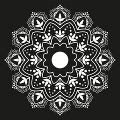 A stunning mandala pattern with an Islamic design background will be used for the wedding invitation card.