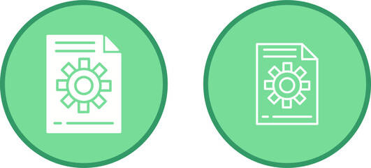 Content Management Vector Icon