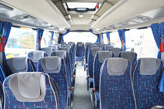 Seats inside the bus