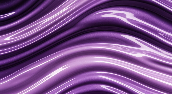 Purple abstract background with waves and smooth texture liquid design art