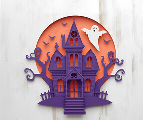 halloween 3d house 