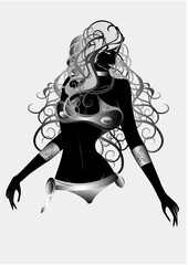 女性　戦士　ファッション