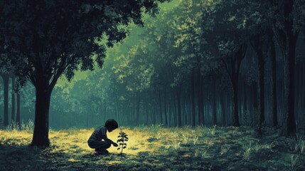 deforested forest generative ai