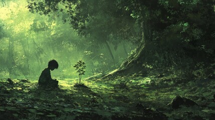 deforested forest generative ai