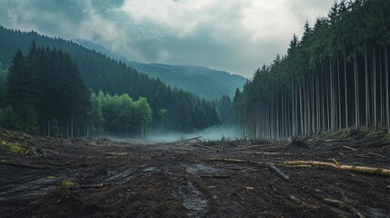 deforested forest generative ai