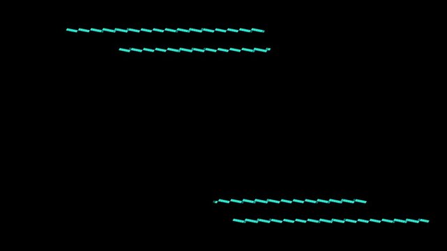 Straight line motion forming a rectangle. Motion background technology, business, web and entertainment.