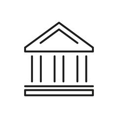 Building icon stock illustration