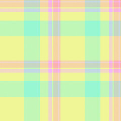 Pastel plaid pattern. A vibrant and seamless texture, perfect for backgrounds, textiles, or creative designs. Represents cheerfulness and versatility.
