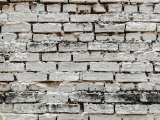 Old white brick wall texture. Abstract background and texture for design.