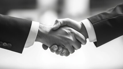 High-resolution studio photography, black and white handshake icon printed on paper, neatly placed on a clean white table, soft and even lighting, sharp details, professional stock photo
