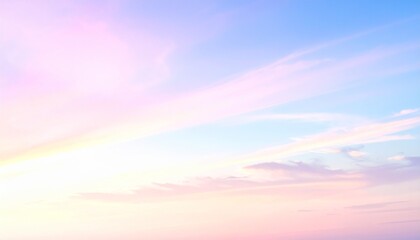 Obraz premium Soft Pink and Blue Sky at Dusk