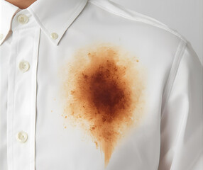 close up of a white shirt