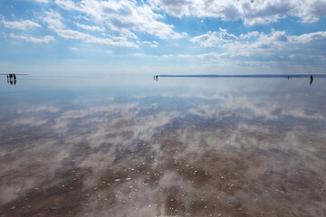 salt lake, beach, sea, sunset, fishing, sand, silhouette, ocean, people, sky, nature, shore, sun, sunrise, boy, landscape, coast, travel, vacation, holiday, fun