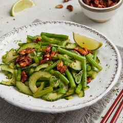 Asian green bean salad