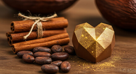 Chocolate Heart Arrangement