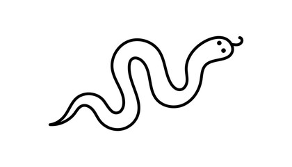 Snake with magic and witchcraft in occult viper mystic. Esoteric astrology and tarot moon mix with celestial spiritual. Symbol, ritual, spell, divination, alchemy, serpent, reptile and coil continue t