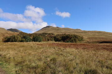 Fototapeta premium Scotland highlands, Ben lawers munros, loch Tay