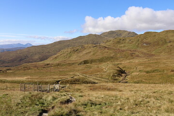 Obraz premium Scotland highlands, Ben lawers munros, loch Tay