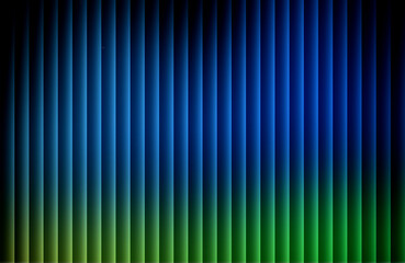 Fototapeta premium Emerald green and sapphire blue luminous gradient lines with subtle lighting, forming a smooth abstract light wave design.