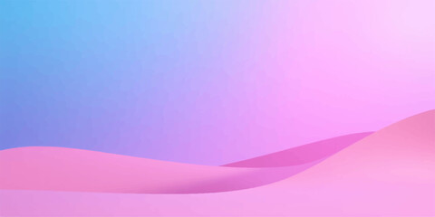 Soft pastel gradient abstract background with gentle pink and blue waves