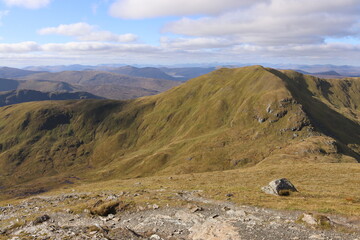 Scotland highlands, Ben lawers munros, loch Tay