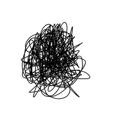 scribbles doodle illustration on white background 