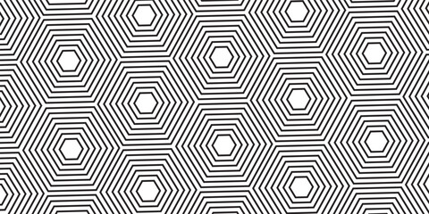 Hexagons texture. Seamless geometric pattern. Vector art.