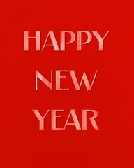 Happy new year card