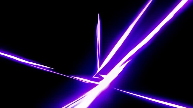 Purple Slash Effect &ndash; Cutting Through the Darkness